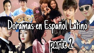 Doramas en AUDIO LATINO transmitidos por TV  parte 2 ♡ [upl. by Enicnarf787]