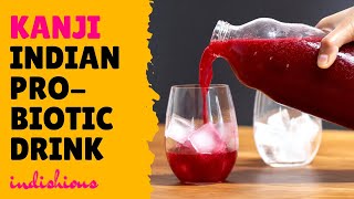 Kanji Recipe  Indian Probiotic Drink  Fermented Drink [upl. by Teemus]