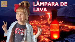 Lámpara de Lava Casera Ciencia con SuperToña  Experimentos caseros [upl. by Atteynod]