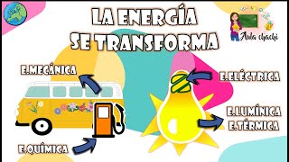 La Energía se Transforma  Aula chachi  Vídeos educativos para niños [upl. by Mort]