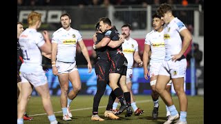 Highlights  Saracens Men v Exeter Chiefs GPR  Rd 12 [upl. by Adnamal]