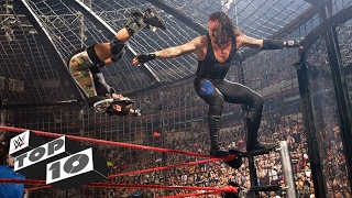 Elimination Chamber Match eliminations WWE Top 10 [upl. by Myrt]