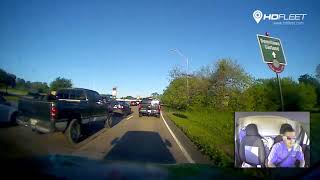 Sideswipe Accident Caught on Dashcam [upl. by Penni]