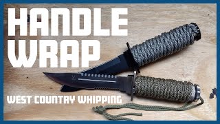 Paracord Handle Wrap Tutorial—West Country Whipping [upl. by Frisse619]