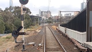 Drivers View Richmond to Flinders St via Caulfield Rail Loop Melbourne [upl. by Fries]