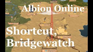 Albion Online  Caerleon to Bridgewatch fast almost safely [upl. by Aihppa]