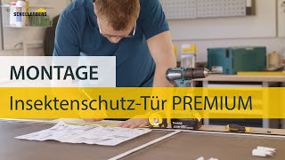 Montage InsektenschutzTür PREMIUM von Schellenberg [upl. by Dell5]