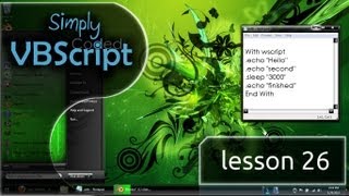 VBScript Basics Part 26  With Command [upl. by Ajnek569]