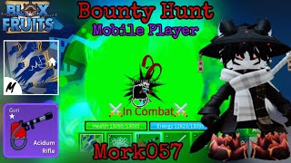 Acidum Rifle Bounty Hunt  Mobile Player  Blox Fruits [upl. by Stanly388]