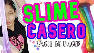 COMO HACER SLIME CASERO  FÁCIL Y SIN BÓRAX [upl. by Cullin274]