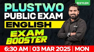 Plus Two Public Exam English  Exam Booster  Xylem Plus Two [upl. by Pelligrini]