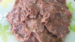 Enjoy Home Cooking Beef Yakiniku [upl. by Radford]