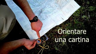 Cartografia  Come orientare una cartina [upl. by Atalee]