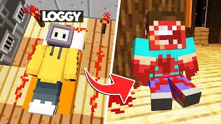 LOGGY YOU SLEEP YOU DIE  MINECRAFT [upl. by Leamaj679]