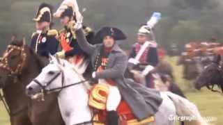 Napoleonic battle of Borodino reenacted 200 years on in Russia [upl. by Enohsal647]