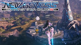 New Genesis PSO2 Open World Gameplay Ultra Settings [upl. by Neelahs629]