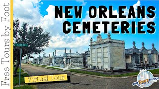 New Orleans Cemeteries  A Virtual Metairie Cemetery Walking Tour [upl. by Areit909]