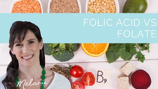 Folic acid vs folate dietitian explains [upl. by Nnailuj290]