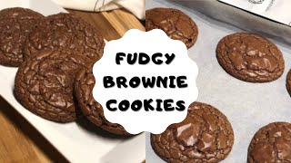 Best Fudgy Brownie Cookies  Easy Recipe [upl. by Neehsuan]