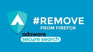 How to remove Lavasoft Adaware Secure Search from Windows Firefox Browser [upl. by Etram]