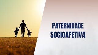 Paternidade socioafetiva [upl. by Ladnek]