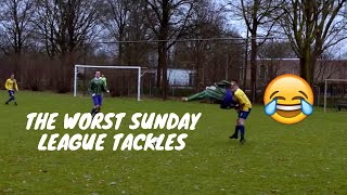 The Worst Sunday League Tackles [upl. by Ahsinet]