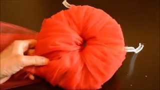 How to Make Tulle Pom Poms [upl. by Westleigh]