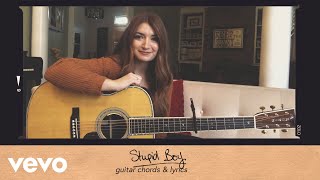 Tenille Townes  Stupid Boy Guitar Chords amp Lyric Video [upl. by Una]