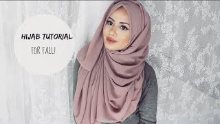 Easy Hijab Styles for Fall  Hijab Tutorial  Hijabhills [upl. by Norud]