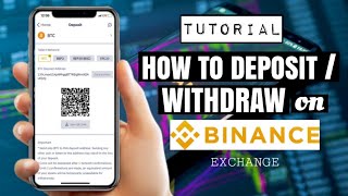 How to DEPOSIT or WITHDRAW on BINANCE EXCHANGE  Crypto App Tutorial [upl. by Ornie789]