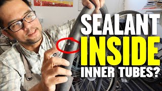 TUBELESS SEALANT IN TUBES  DOES IT WORK [upl. by Lucinda403]