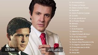 José José Leo Dan Grandes Exitos Baladas Romanticas Exitos Gran canción romántica [upl. by Anawit450]