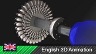 Pelton wheel  Pelton turbine  Hydropower 3D animation [upl. by Ailsun246]