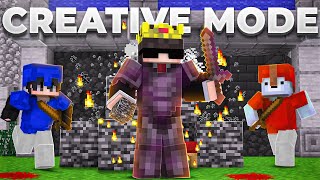 I Got CREATIVE MODE in Minecraft Bedwars [upl. by Ryann389]