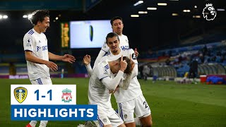 Highlights Leeds United 11 Liverpool  Llorente header after Mane opener  Premier League [upl. by Minerva]