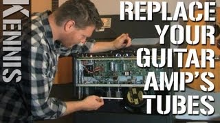 How to Replace Tubes in a Guitar Amp [upl. by Sateia]