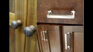 Drilling amp Installing Handles Knobs amp Pulls  Cabinet DIY [upl. by Aleac]