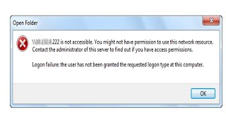 Logon failure  The User has Not Been Granted The Requested logon Type at This computer  Windows [upl. by Nolita]