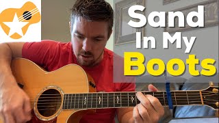 Sand in My Boots  Morgan Wallen  Beginner Guitar Lesson [upl. by Eerej]