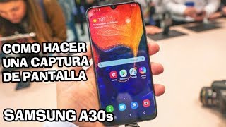 SAMSUNG A30s 👍Cómo Hacer una Captura Screenshot FÁCIL 📲 OrientadorMovil [upl. by Bobbette]