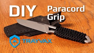 DIY Paracord Knife Grip [upl. by Onairot]