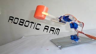 How to make Micro Servo Robotic arm arduino based simple DIY [upl. by Annia]