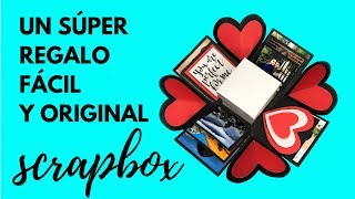 ✄LA MANERA MÁS FÁCIL DE HACER UN SCRAPBOX✄ DIY  HAZLO TÚ MISMO [upl. by Shepherd]