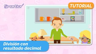 División con resultado decimal MUY FÁCIL PARA NIÑOS [upl. by Airtina143]