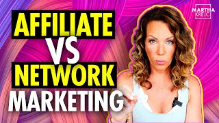 The Difference Between Affiliate Marketing And Network Marketing [upl. by Einniw]