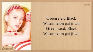 SOMI Watermelon Lyrics Easy Lyrics [upl. by Legnalos]