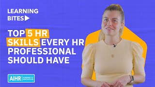 Top 5 HR Skills Every HR Professional Should Have [upl. by Marchall]