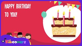 Happy Birthday To You Lyric Video  The Kiboomers Preschool Songs amp Nursery Rhymes [upl. by Haianeb]