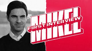 FIRST INTERVIEW  Mikel Arteta  New Arsenal head coach [upl. by Bahr]