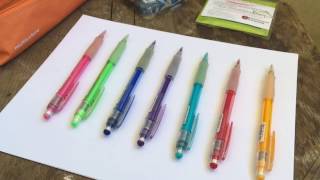 Pilots quotEnoquot Color Mechanical Pencils Review [upl. by Richma]